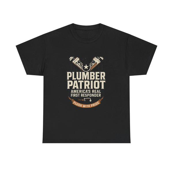 Plumber Patriot's Trade Tee