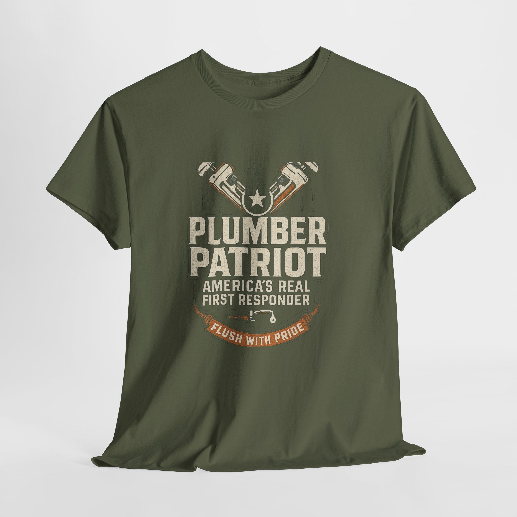 Plumber Patriot's Trade Tee