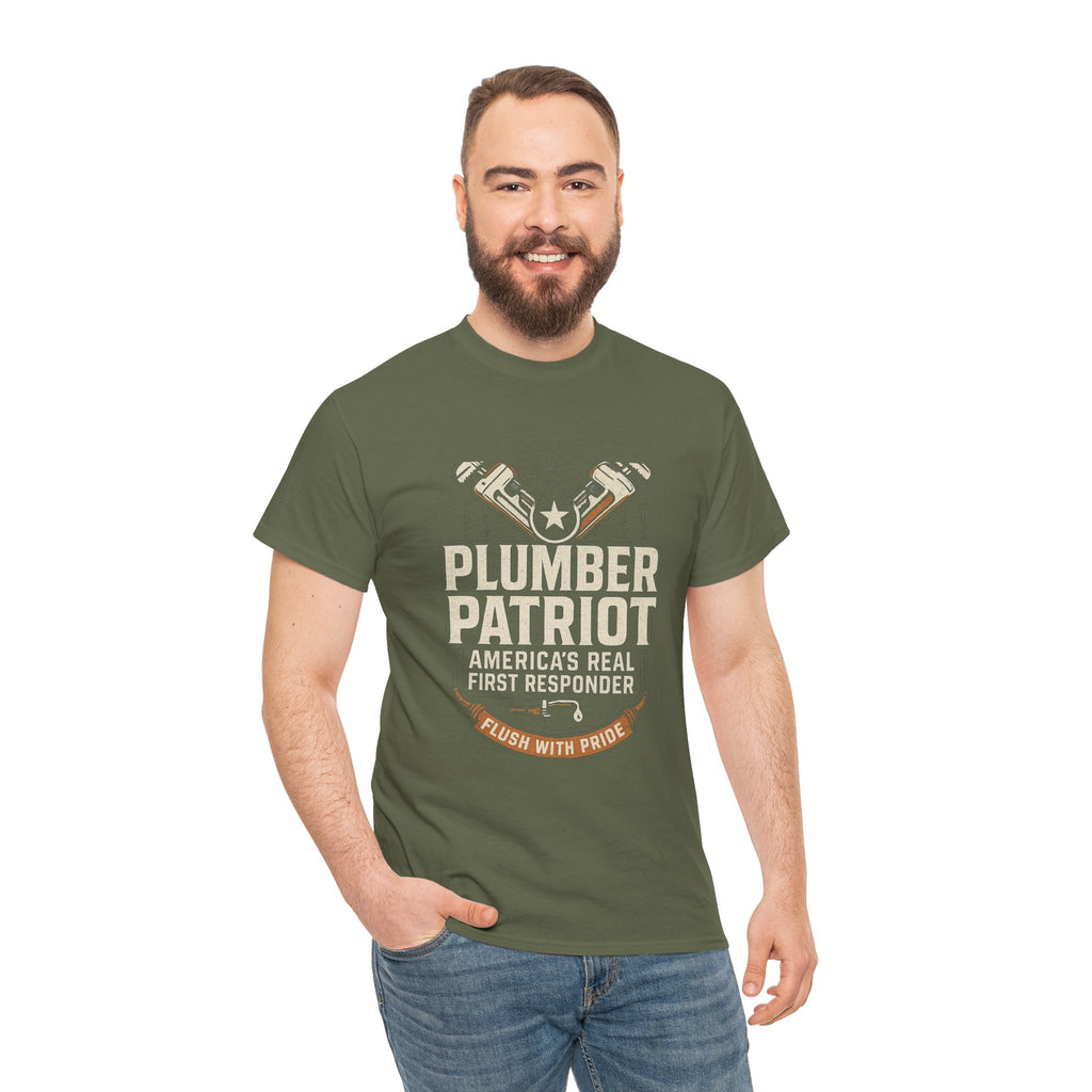 Plumber Patriot's Trade Tee
