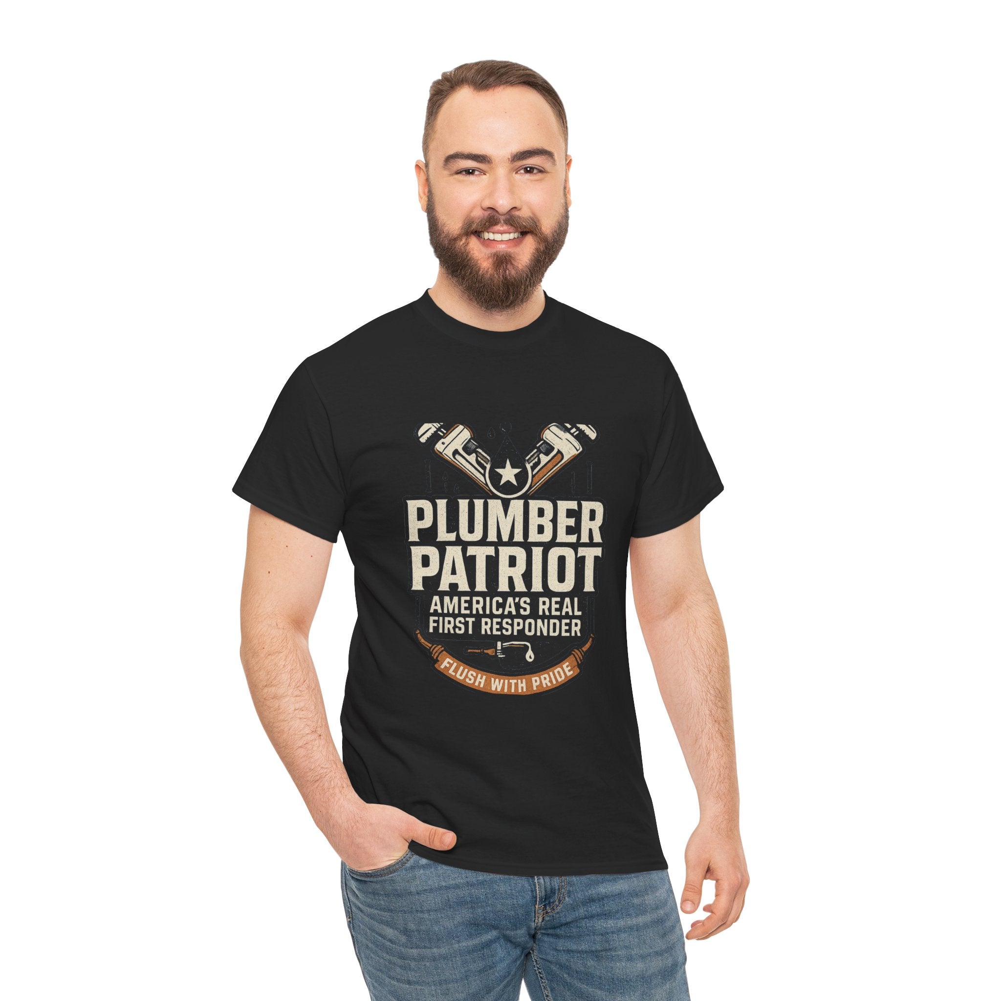 Plumber Patriot's Trade Tee