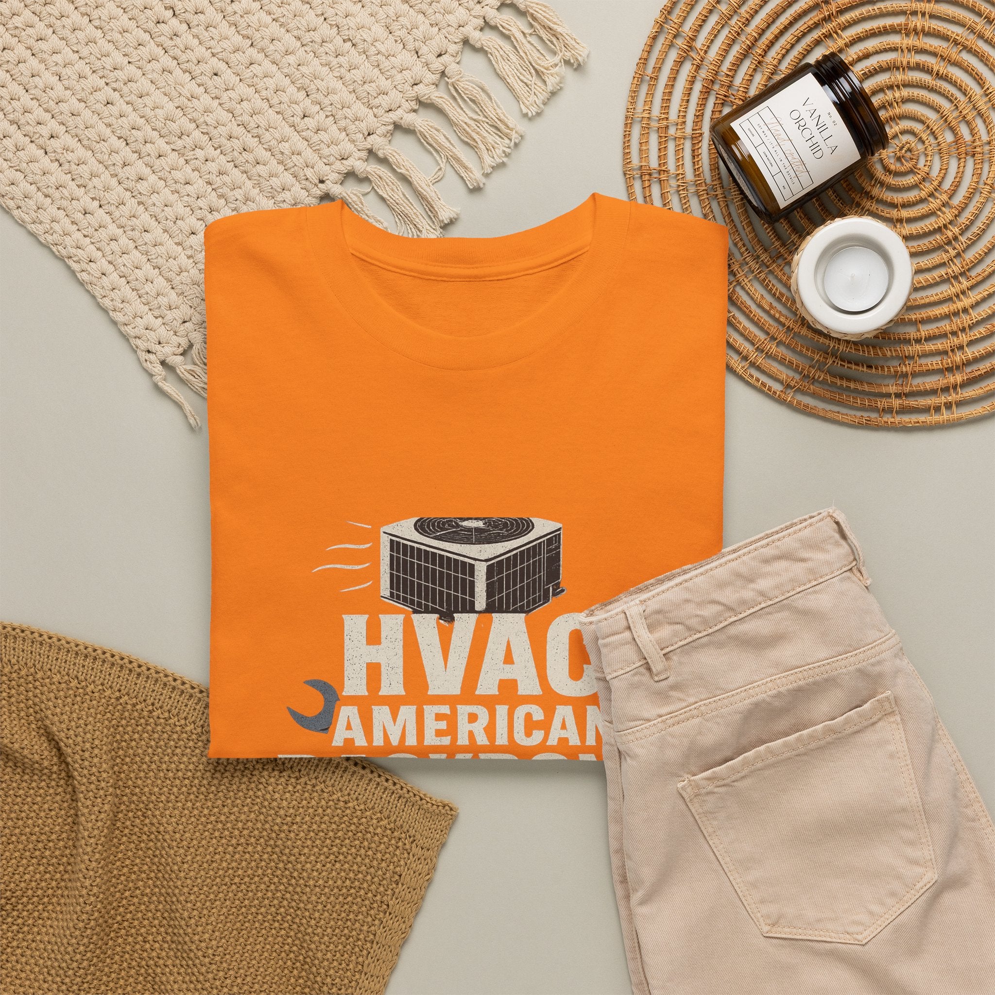 HVAC American Backbone Tee