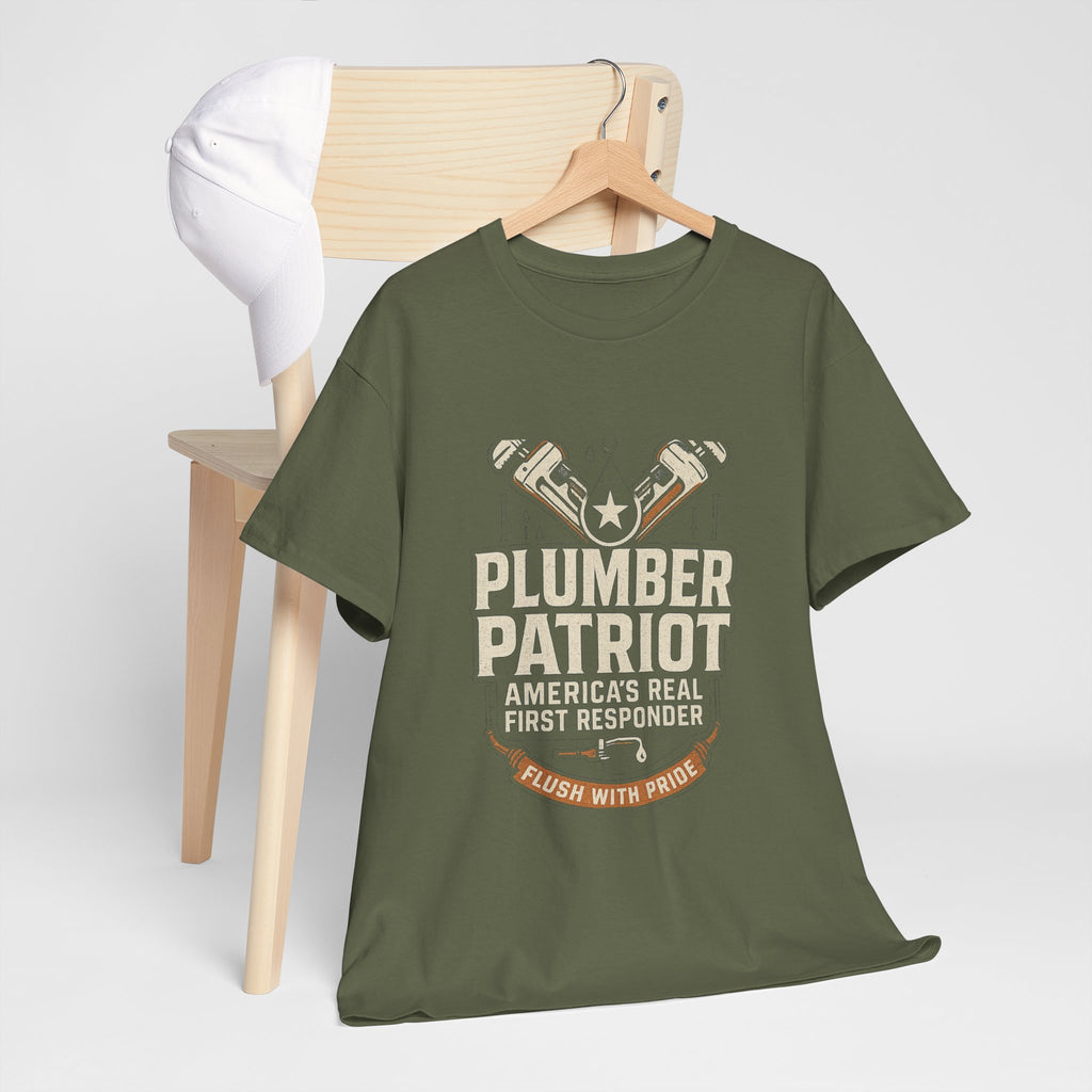 Plumber Patriot's Trade Tee