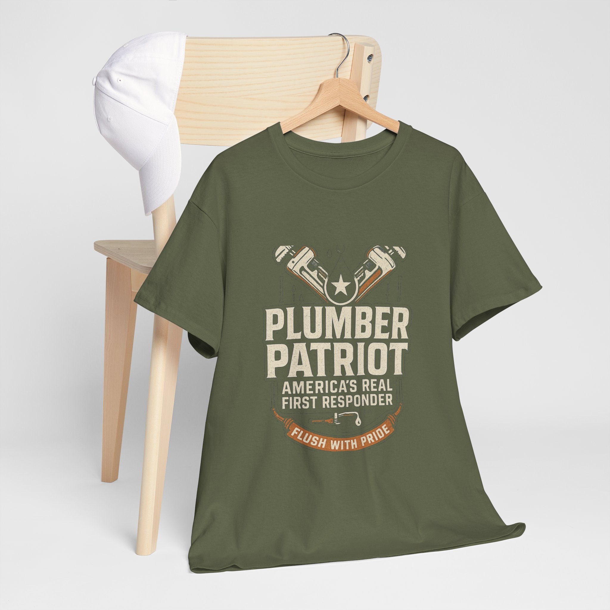 Plumber Patriot's Trade Tee