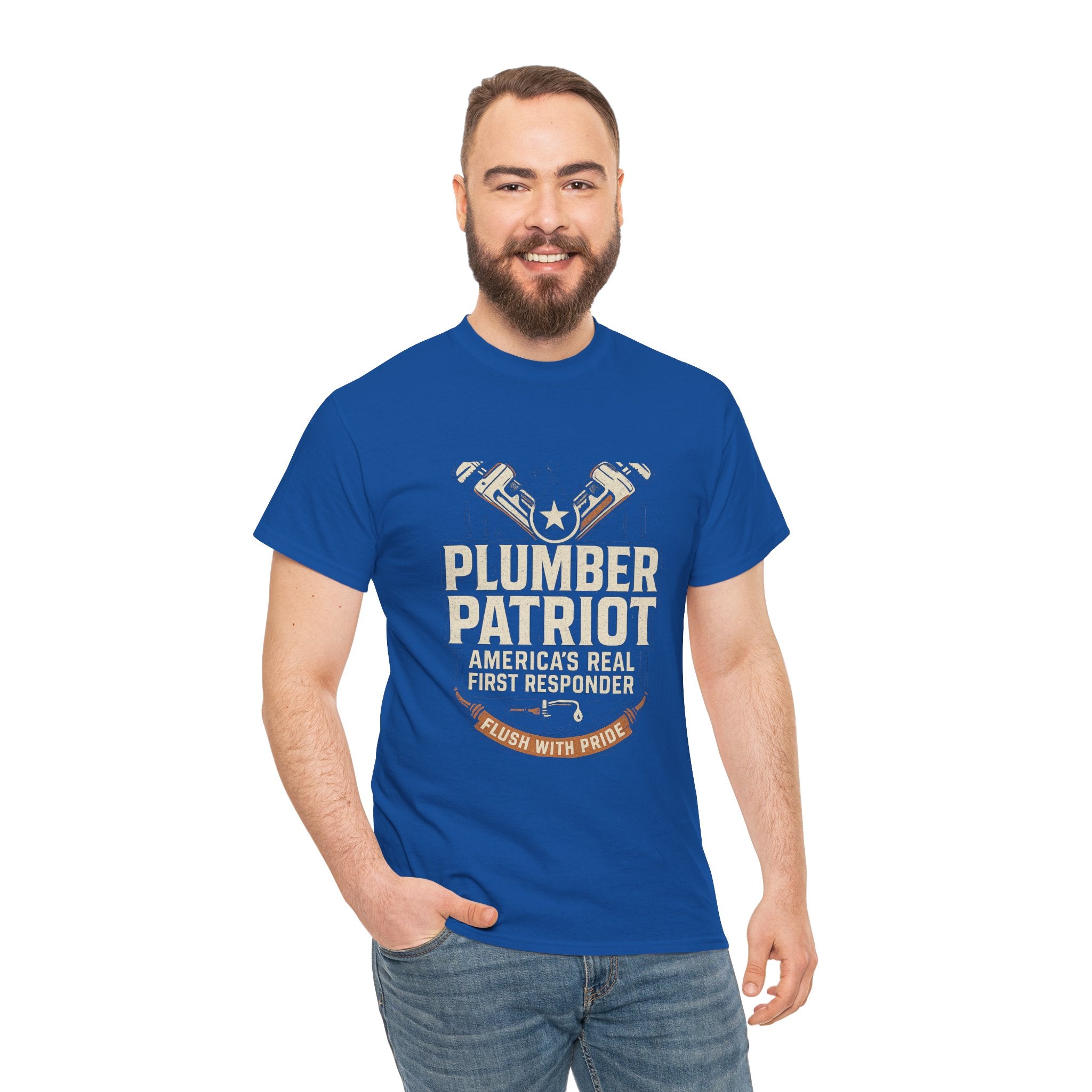Plumber Patriot's Trade Tee