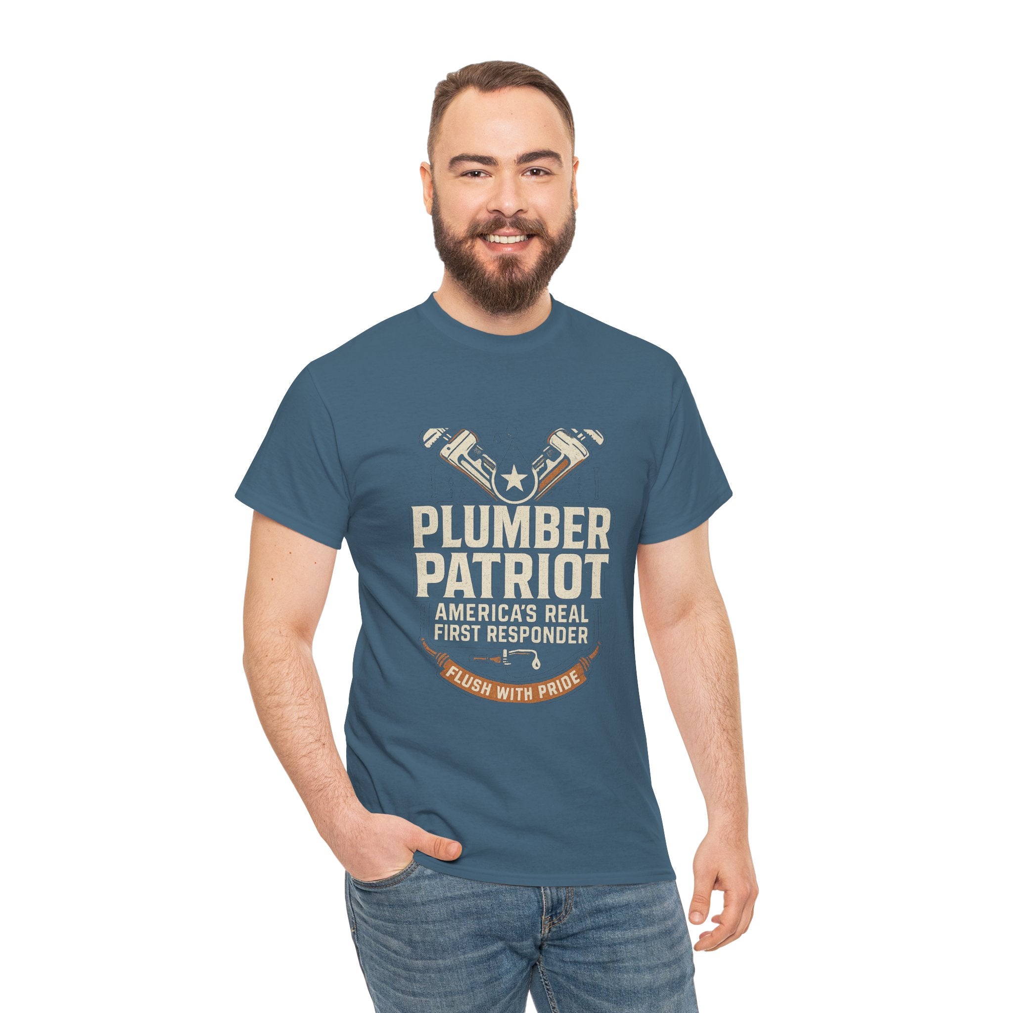 Plumber Patriot's Trade Tee