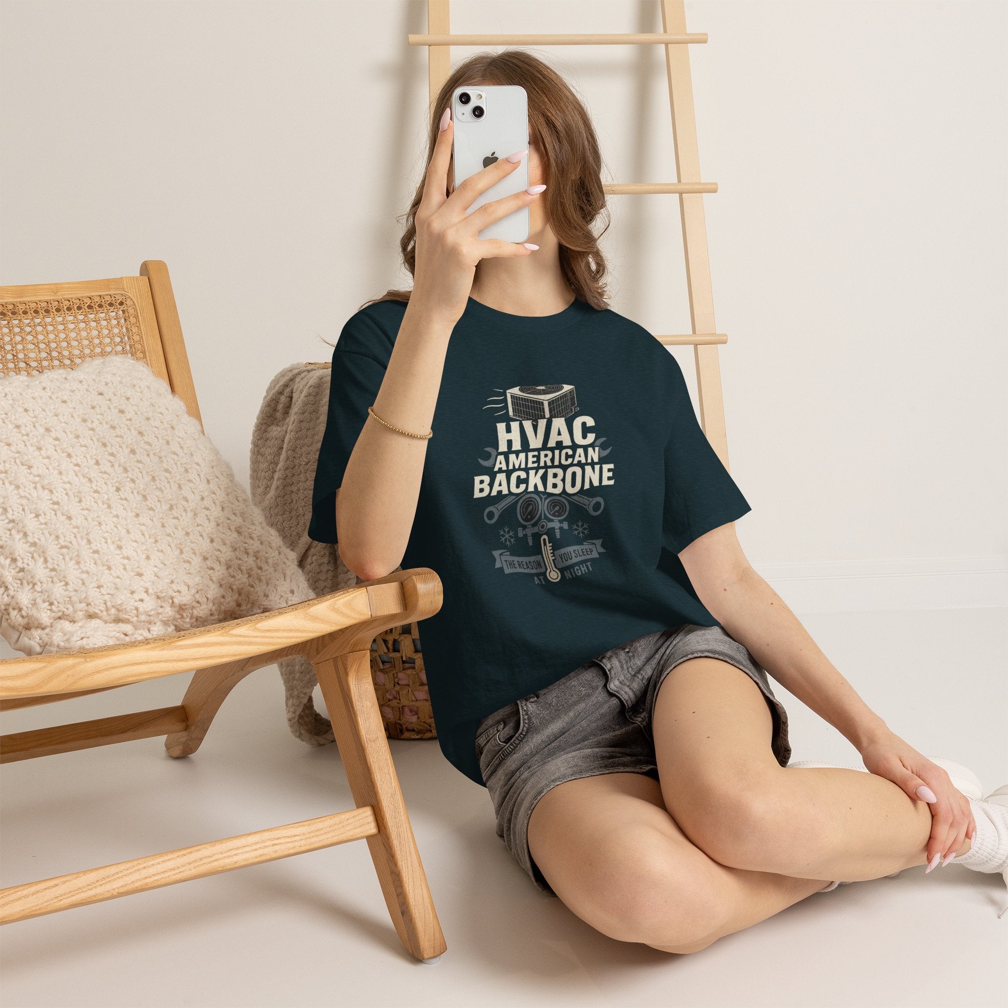 HVAC American Backbone Tee