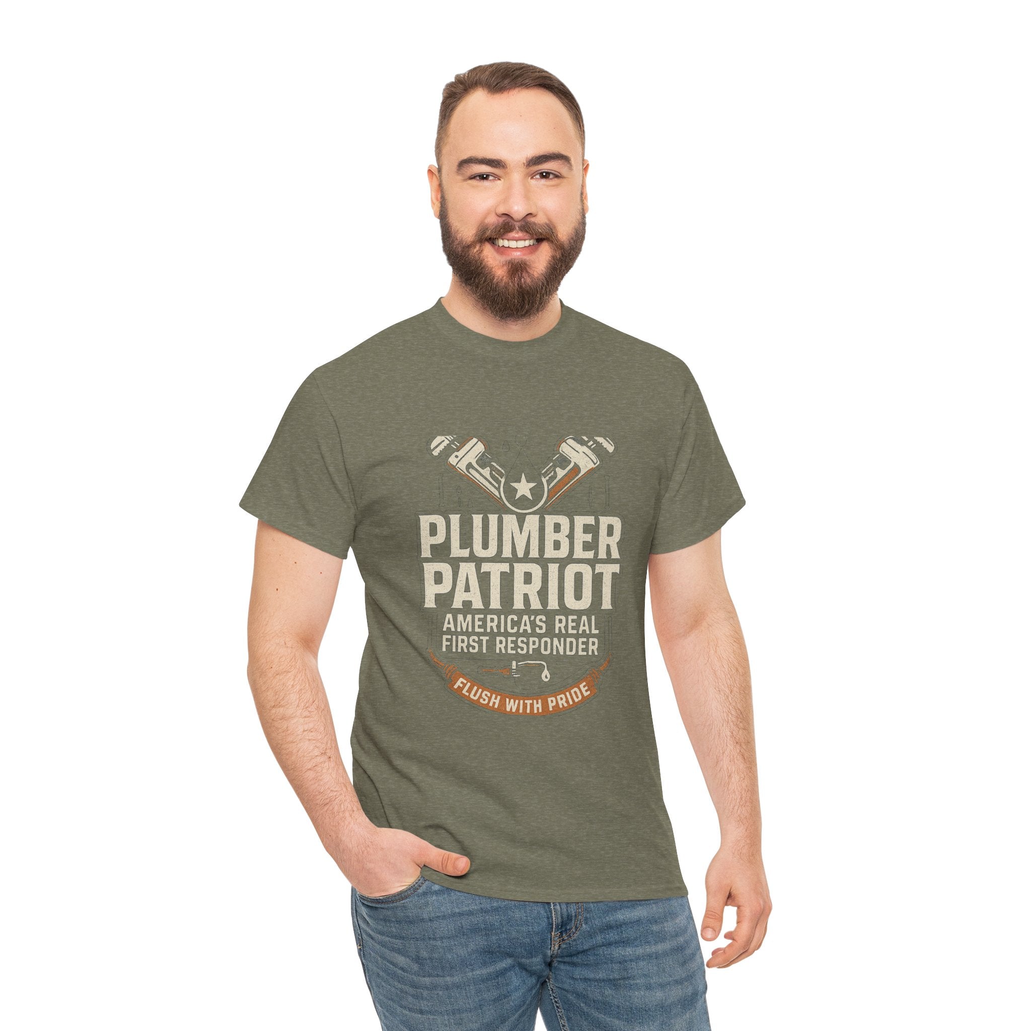 Plumber Patriot's Trade Tee