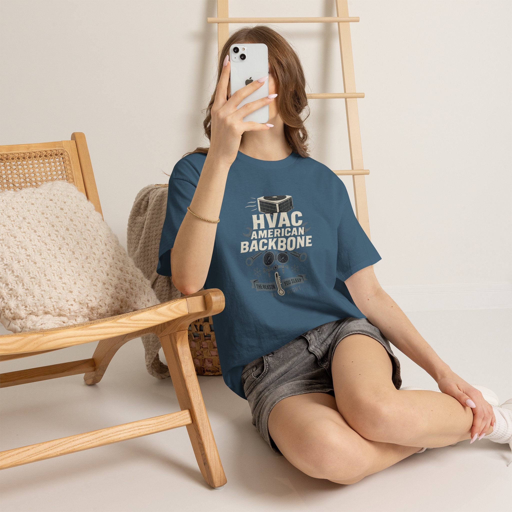 HVAC American Backbone Tee