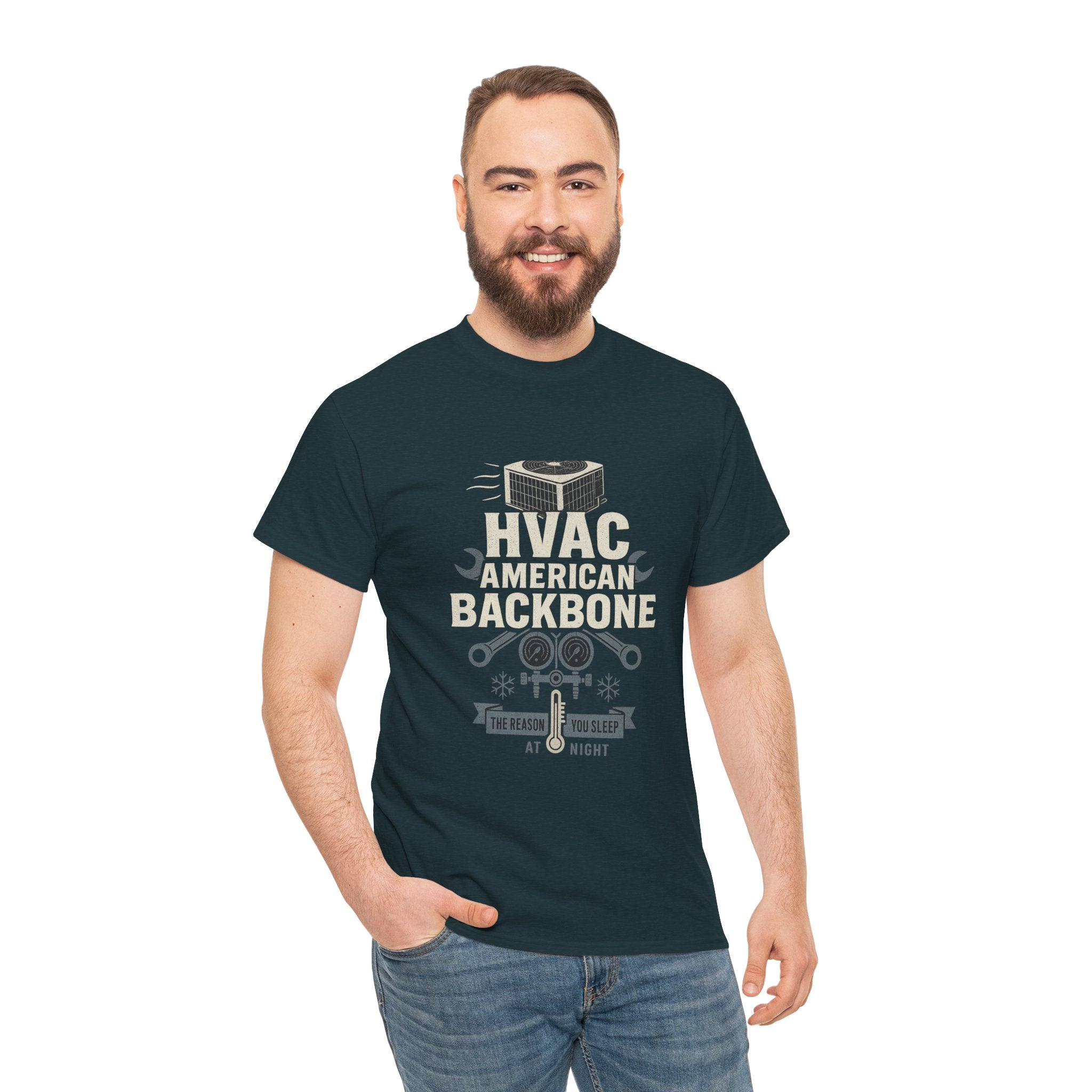 HVAC American Backbone Tee