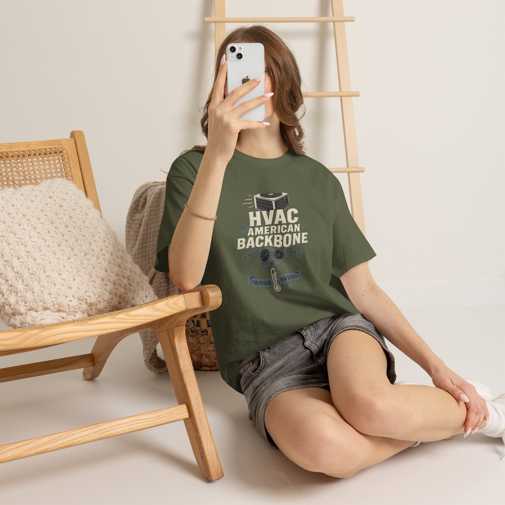 HVAC American Backbone Tee