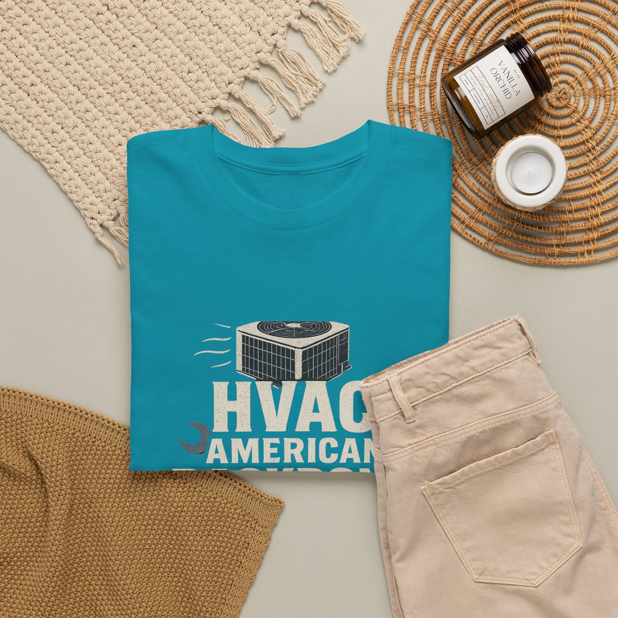 HVAC American Backbone Tee